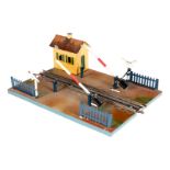 Märklin Bahnübergang 458, Spur H0, HL, mit 2 Andreaskreuzen, LS, L 18, Z 3