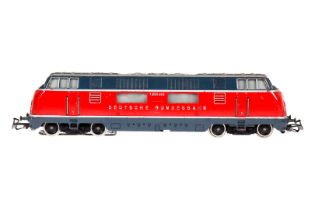 Märklin Diesellok ”V 200 006” 3021, Spur H0, rot/grau, Alterungsspuren, Z 3