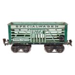 Märklin Glaswagen 1870, Spur 1, uralt, HL, mit 2 ST, Drehgestellarretierungen fehlen, LS und stark