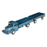 Märklin LKW mit Anhänger, Guss, blau, Fremdbohrungen in Pritsche, LS, Z 3