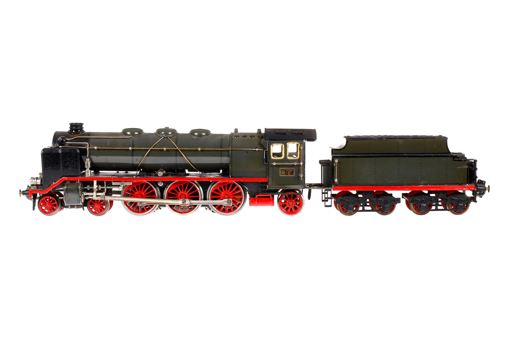 Märklin 2-C-1 Dampflok HR 64/13021, Spur 1, elektr., grau/schwarz, mit Tender, kW und 2 el. bel.