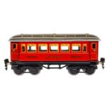 Märklin Mitropa Speisewagen 1886, Spur 0, CL, mit 4 AT, Rahmenbereich tw nachlackiert, LS und