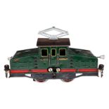 Märklin E-Lok RV 12890, Spur 0, elektr., grün, mit 1 el. bel. Stirnlampe, Dach ersetzt, LS tw