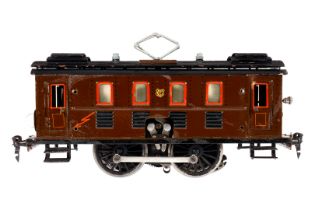 Märklin E-Lok RS 13031, Spur 1, elektr., braun, mit 3 el. bel. Stirnlampen, tw verändert und NV,