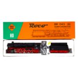 Roco 1-E Schlepptenderlok ”043 315-1” 14126 A, Spur H0, 3-Leiter, schwarz, Alterungsspuren, im