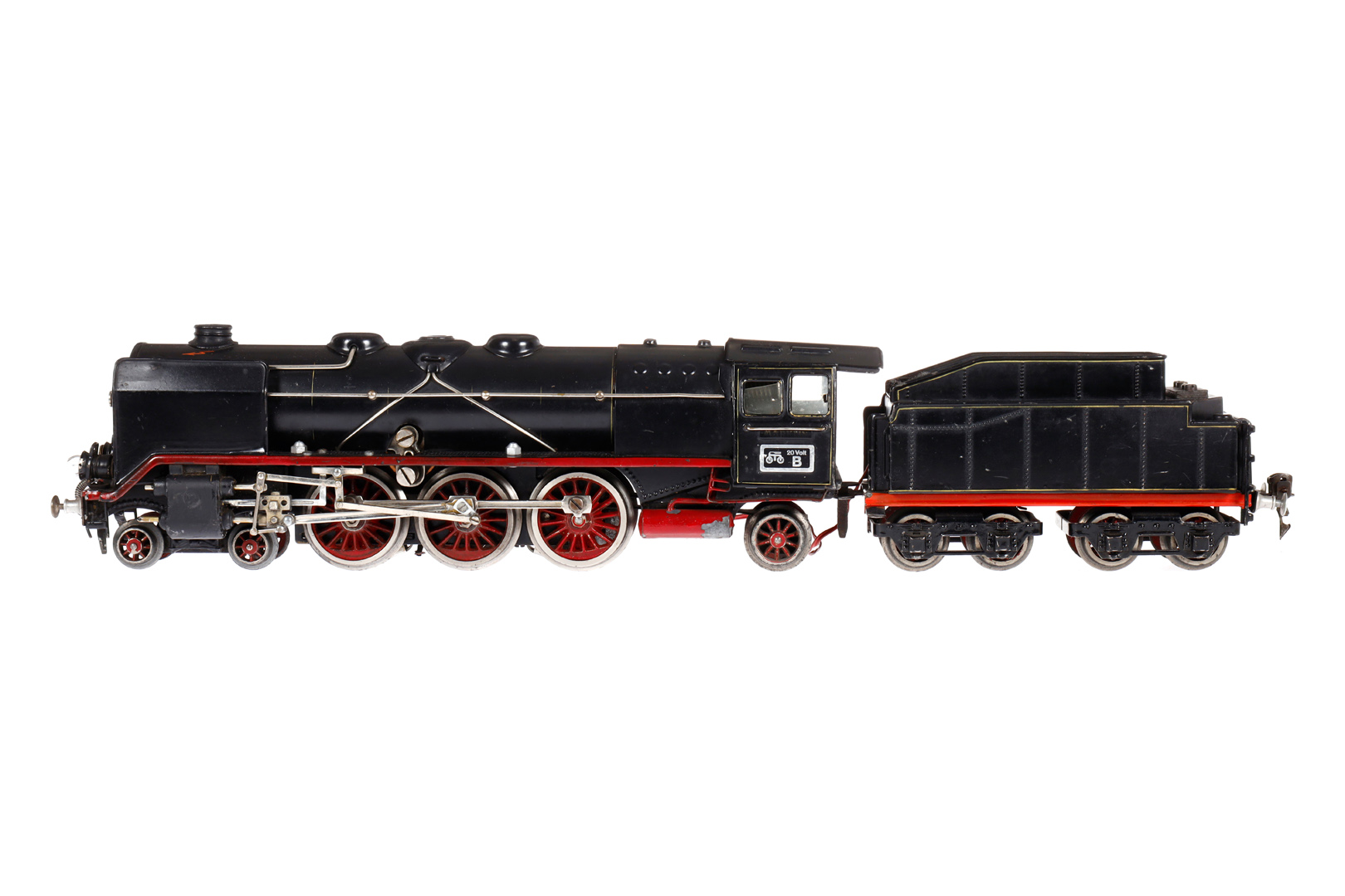 Märklin 2-C-1 Dampflok HR 70/12920, Spur 0, elektr., schwarz, mit Tender, Führerstandsbeleuchtung,