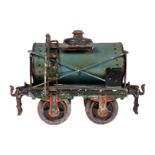 Märklin Petroleumwagen ”Standard Oil” 1812, Spur 1, uralt, HL, LS und gealterter Lack, L 13, Z 3