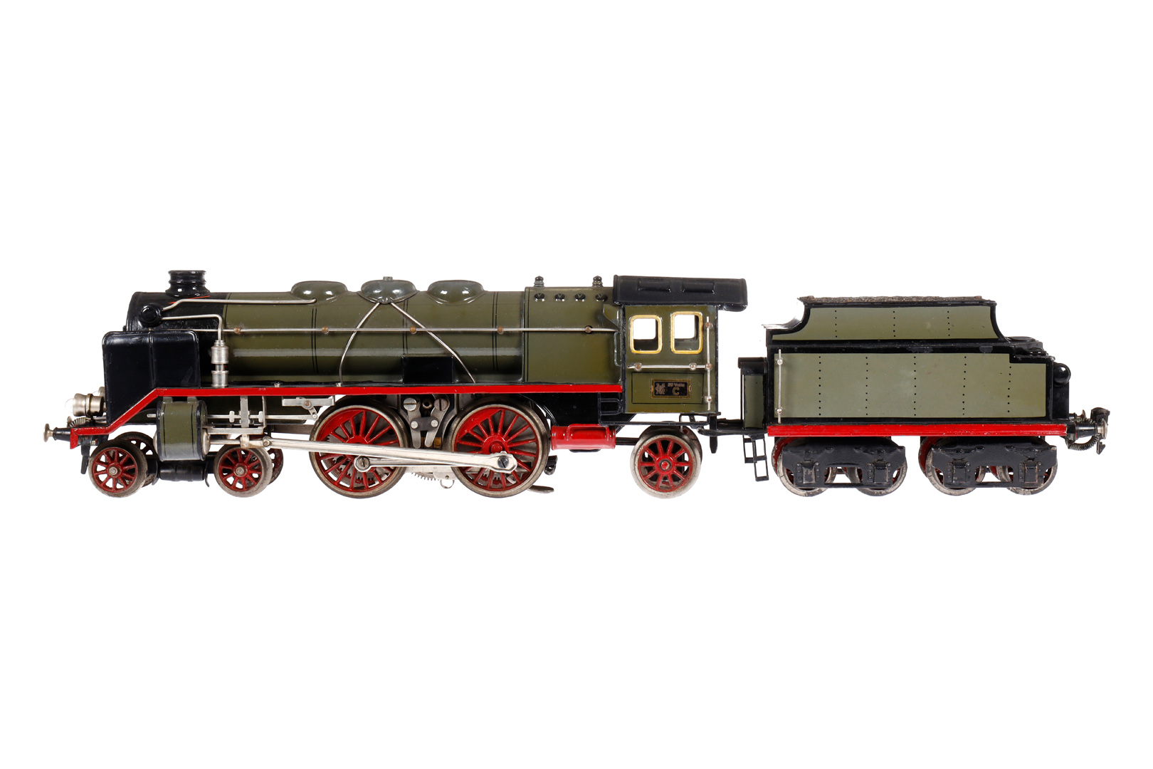 Märklin 2-B-1 Dampflok CER 65/13021, Spur 1, elektr., grau/schwarz, mit Tender, kW und 2 el. bel.