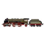 Märklin 2-B-1 Dampflok CER 65/13021, Spur 1, elektr., grau/schwarz, mit Tender, kW und 2 el. bel.