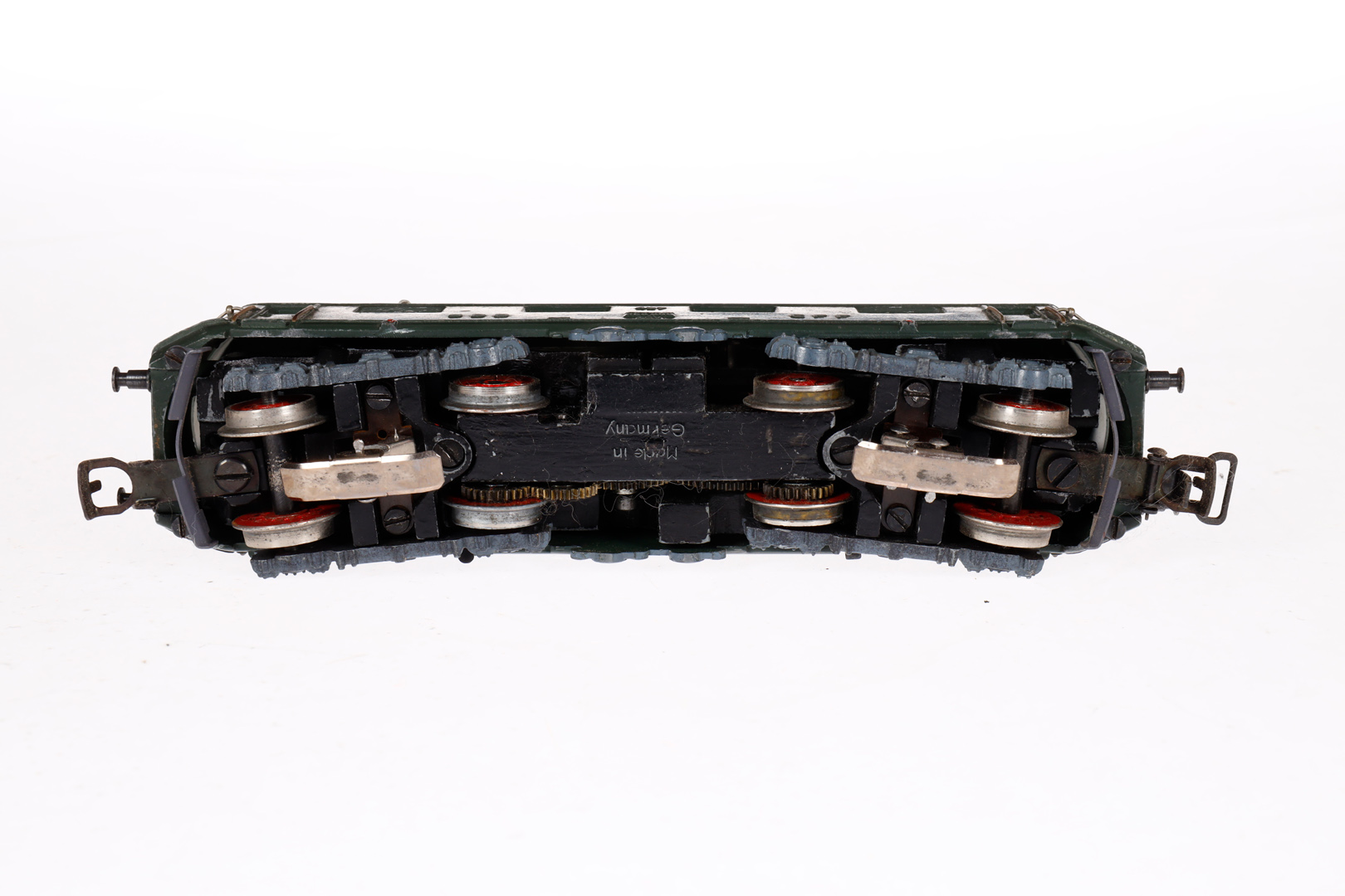 Märklin E-Lok ”427” RES 800, Spur H0, Guss, grün, mit 3 el. bel. Stirnlampen, LS und gealterter - Image 2 of 2
