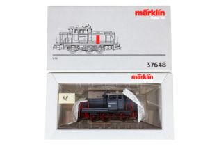 Märklin Digital Diesellok ”Werk 3” 37648, Spur H0, graugrün, Alterungsspuren, OK, Z 2