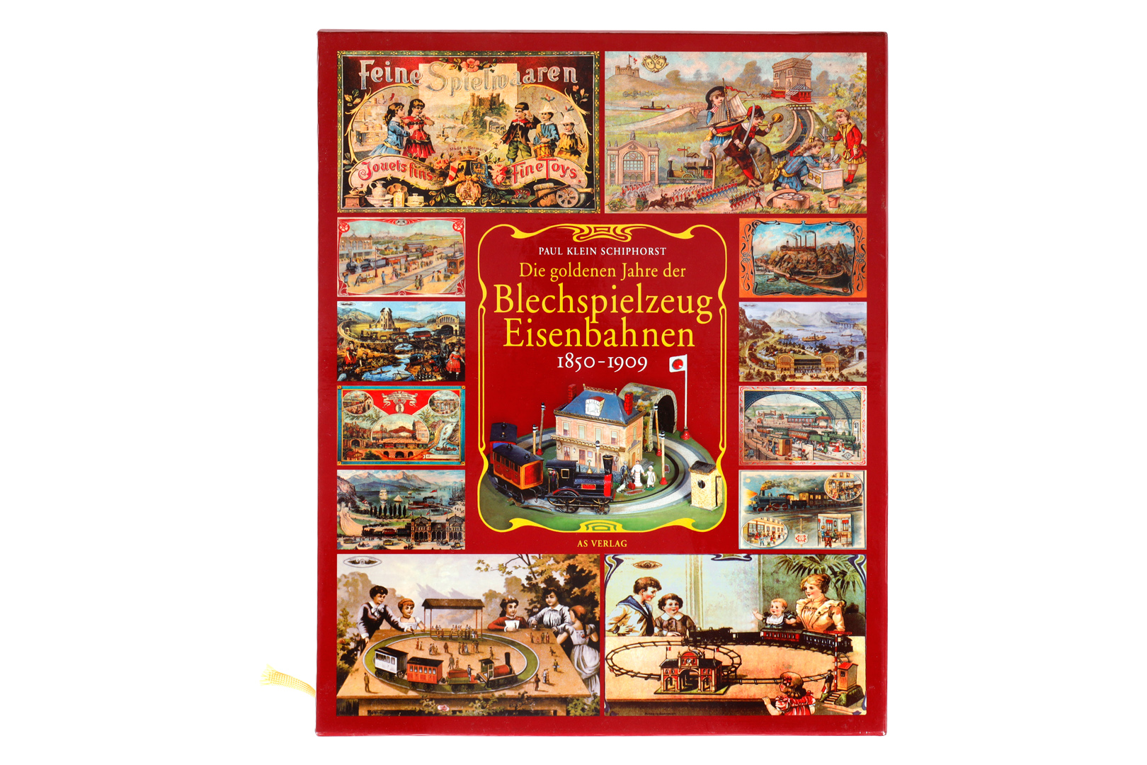 Paul Klein Schiphorst-Buch ”Die goldenen Jahre der Blechspielzeug Eisenbahnen”, im Schuber,