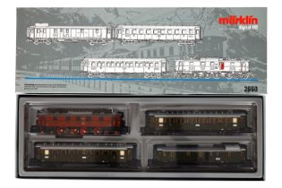 Märklin Digital Schnellzug 2660, Spur H0, 4-teilig, Alterungsspuren, im leicht besch. OK, Z 2