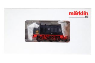 Märklin Diesellok ”DB” 37369, Spur H0, schwarz, Alterungsspuren, OK, Z 2