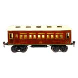 Märklin int. Speisewagen 1894, Spur 1, HL, mit 4 AT, rest. und ergänzt, L 33, Z 4