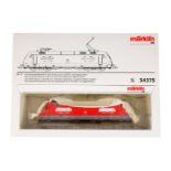 Märklin E-Lok ”101 145-1” 34375, Spur H0, rot/grau, Alterungsspuren, OK, Z 2