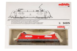 Märklin E-Lok ”101 145-1” 34375, Spur H0, rot/grau, Alterungsspuren, OK, Z 2