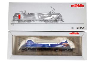 Märklin Digital E-Lok ”152 073-3” 39353, Spur H0, blau/bunt, Alterungsspuren, OK, Z 2