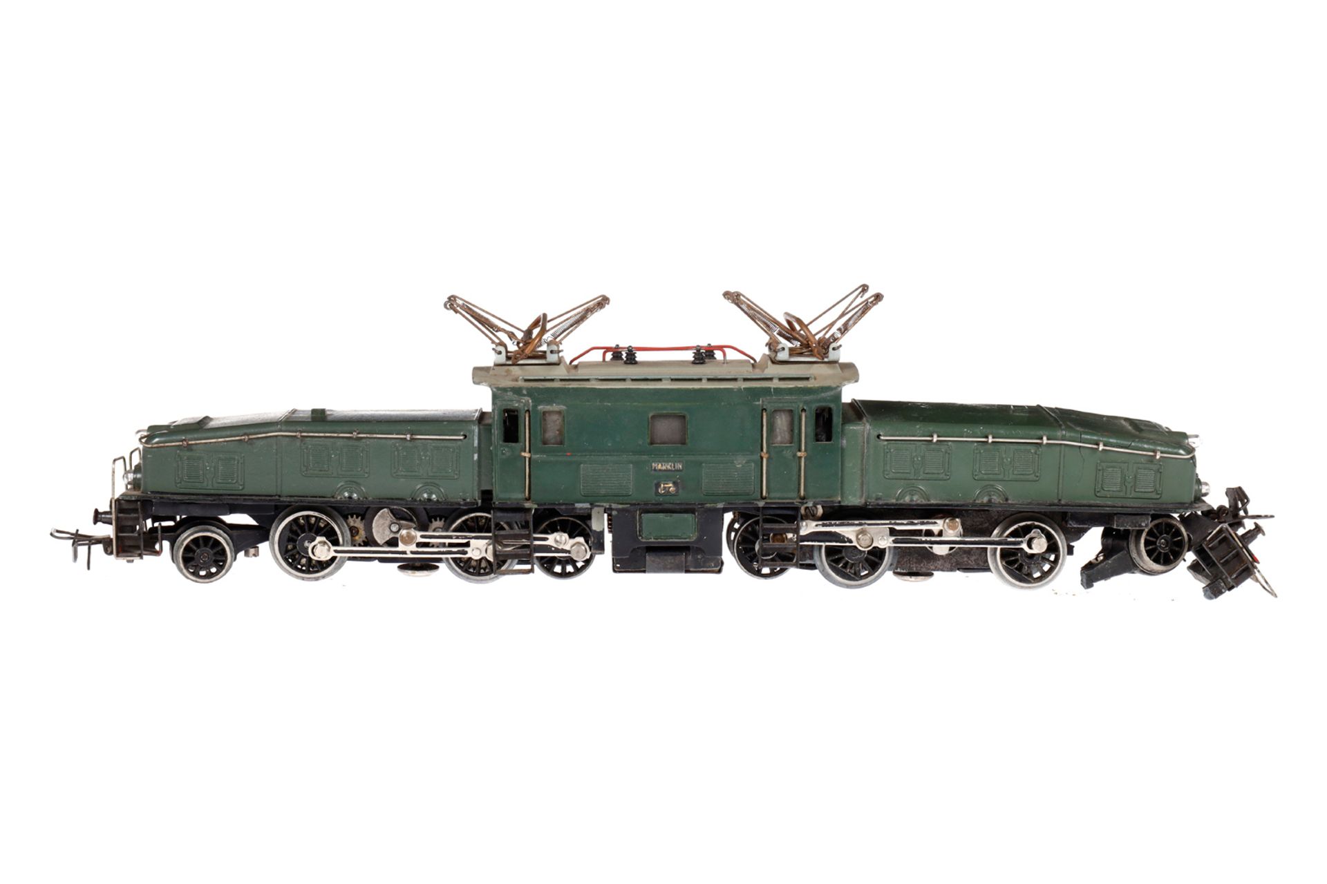 Märklin Krokodil CCS 800, Spur H0, Guss, grün, mit je 3 el. bel. Stirnlampen, rechteckigen