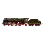 Märklin 2-C-1 Dampflok HR 66/12921, Spur 1, elektr., oliv/schwarz, mit Tender, kW und 2 el. bel.