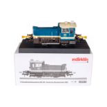 Märklin Dieselkleinlokomotive ”335 105-3” 55333, Spur 1, elektr., türkis/creme, Alterungsspuren, OK,