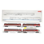 Märklin Wagen-Set ”Neue InterCity-Farben” 43302, Spur H0, 4-teilig, Alterungsspuren, OK, Z 2