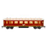 Märklin Mitropa Speisewagen 1946, Spur 1, HL, mit Holz-Inneneinrichtung, 4 AT, Gussrädern und 2