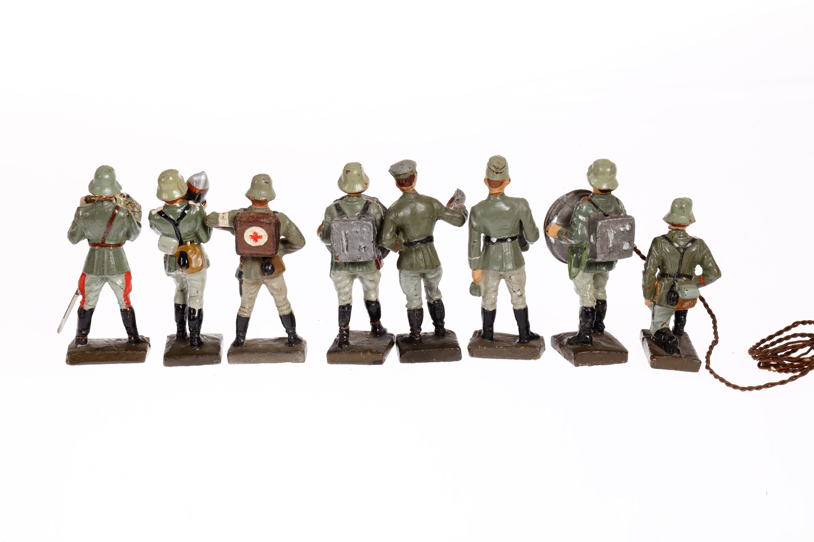 8 Lineol Soldaten, Masse, HL, LS, Z 3 - Image 2 of 3
