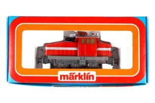 Märklin E-Lok 3044, Spur H0, rot, Alterungsspuren, im leicht besch. OK, Z 2