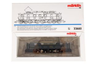 Märklin E-Lok ”E 52 30” 33661, Spur H0, dunkelgrau, Alterungsspuren, OK, Z 2