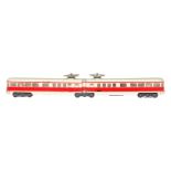 Märklin Doppeltriebwagen DT 800, Spur H0, elfenbein/rot, 2-teilig, LS und Alterungsspuren, Z 3