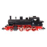 Märklin 1-C Tenderlok ”91 1651”, Spur 1, elektr., schwarz, Gestänge am Führerhaus tw besch.,