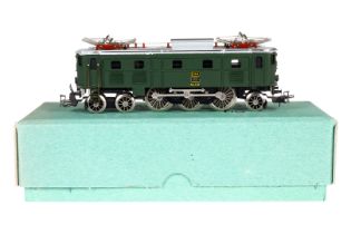 Swisstoys 2-C-1 E-Lok ”10444”, Spur H0, 3-Leiter, grün, Alterungsspuren, im Karton, Z 3