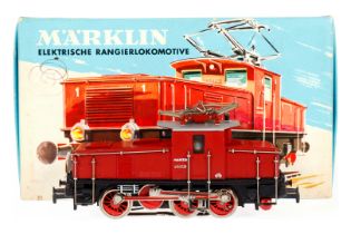 Märklin E-Lok ”E 63 02” 3001, Spur H0, rot, Alterungsspuren, im leicht besch. OK, Z 2-3