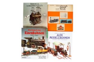 4 Bücher über Eisenbahn, Alterungsspuren
