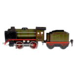 Märklin B-Dampflok R 12880, Spur 0, elektr., olivgrün/schwarz, mit Tender, gW und 1 el. bel.