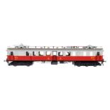 Metrop Triebwagen ”BN 723”, Spur H0, 2-Leiter, grau/rot, Alterungsspuren, Z 3