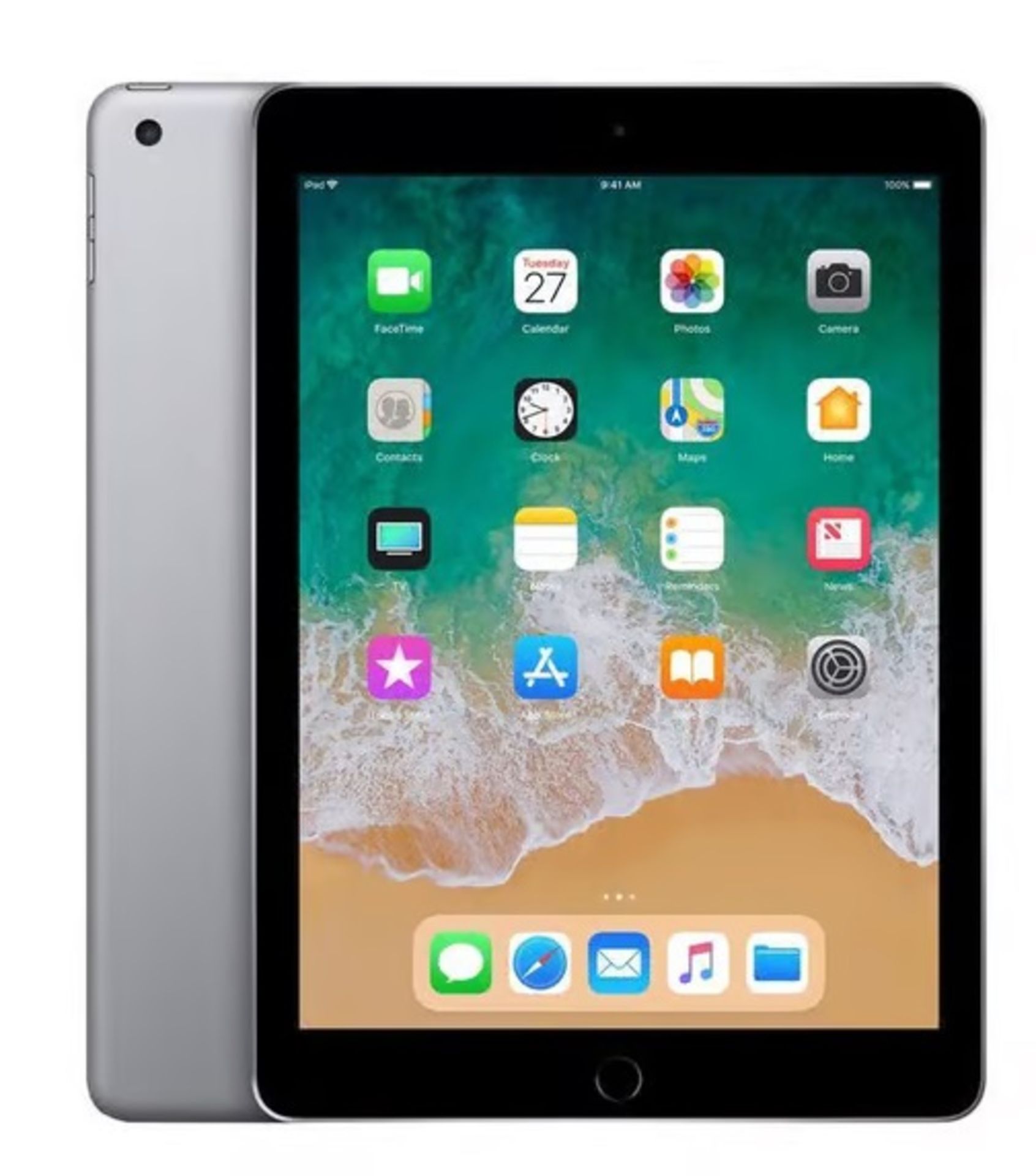 Used Ex company Apple iPad 6th Generation 128gb. Colours may vary