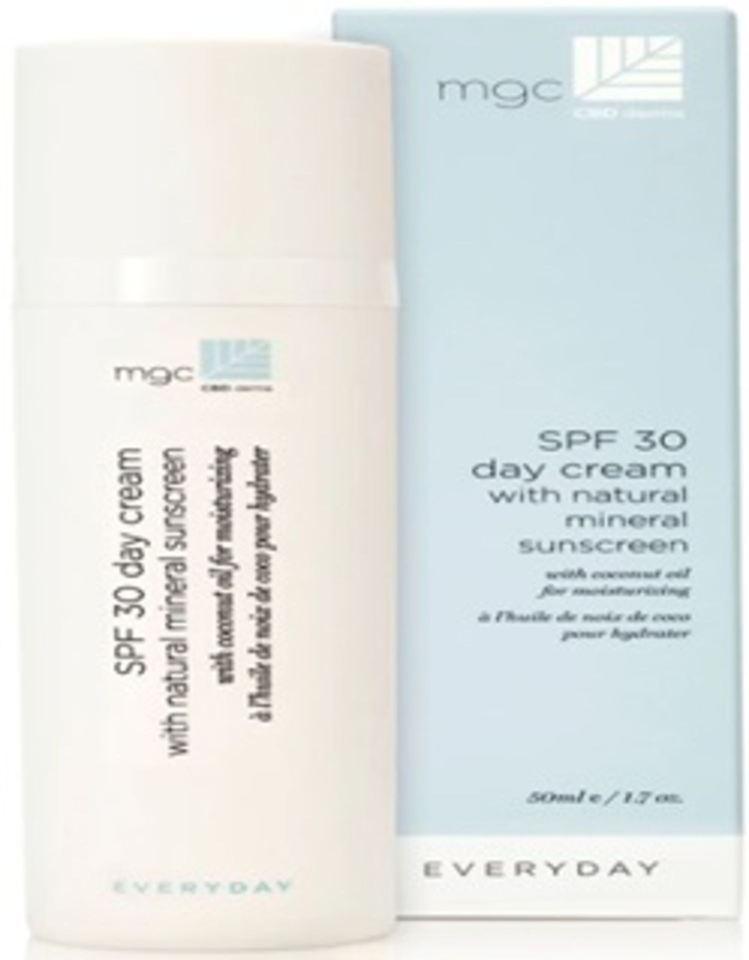 Box of 28 x MGC Derma SPF 30 Day Cream with Natural Mineral Sunscreen 50ml - RRP £2380