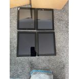 2 x iPad 2 and 2 x iPad 3. Used and unchecked