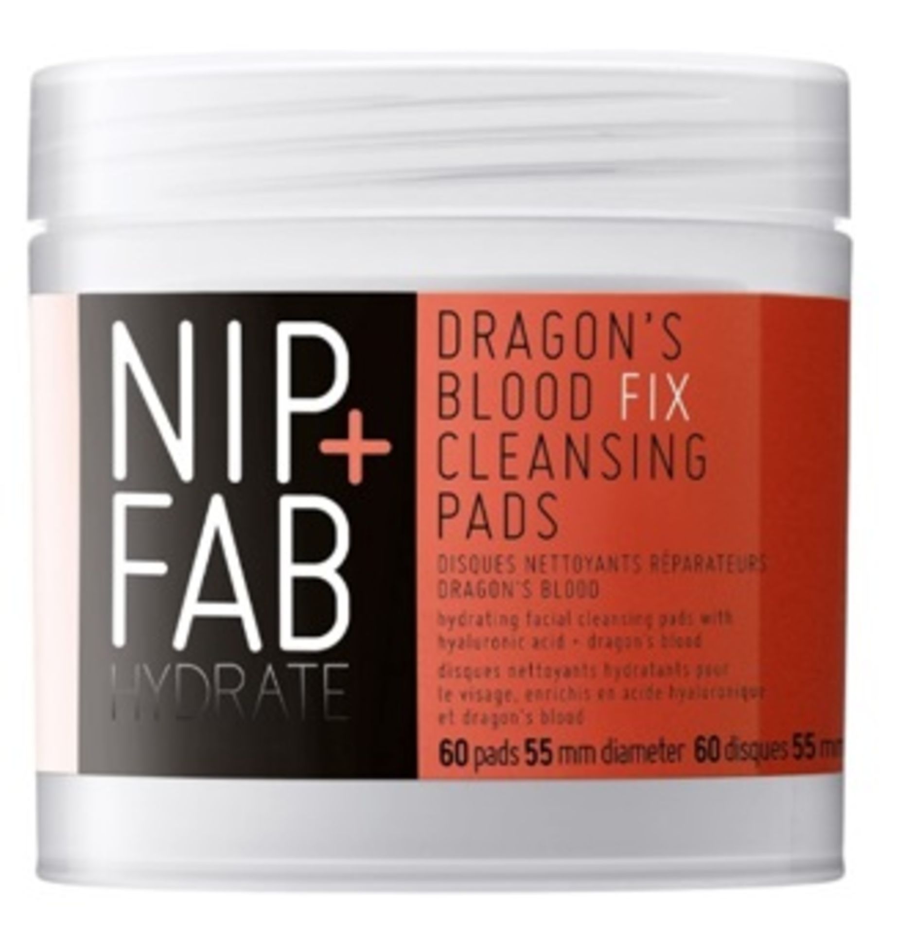 Box of 60 x Nip+Fab Dragons Blood Fix Pads 80ml - RRP £180