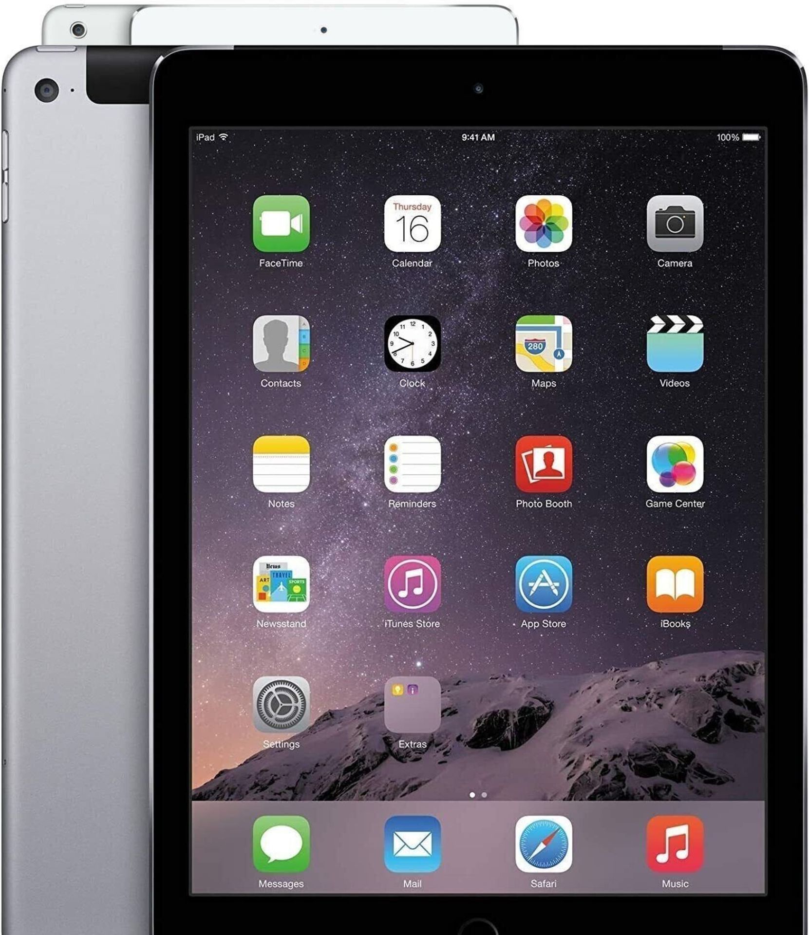 Ex Company Apple iPad Air 2 64gb Cellular Grade A/B. Colours may vary