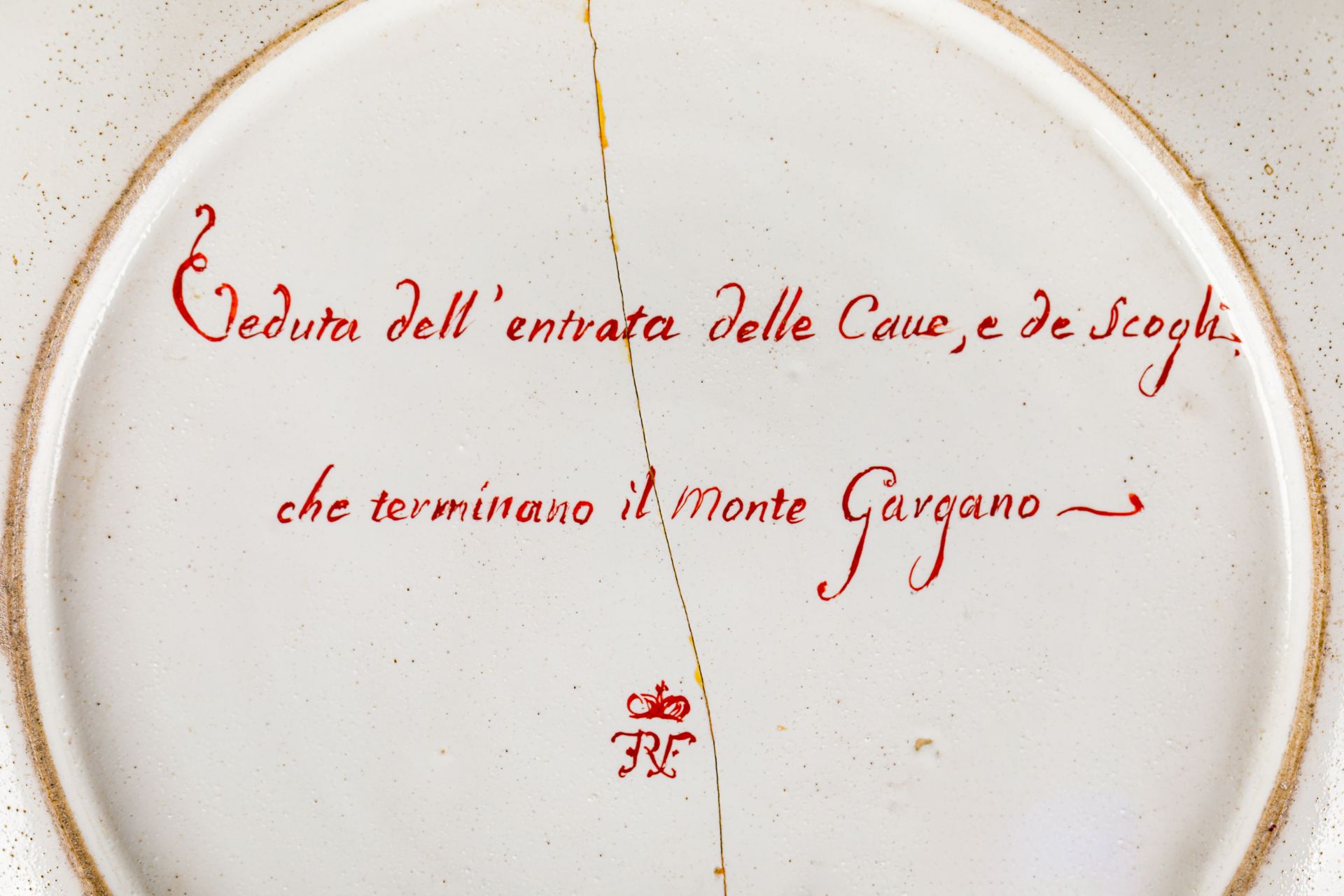 PIATTO IN PORCELLANA POLICROMA, MANIFATTURA DI NAPOLI, CIRCA 1784-1788 - Bild 2 aus 2