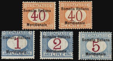 COLONIE ITALIANE, SOMALIA SEGNATASSE