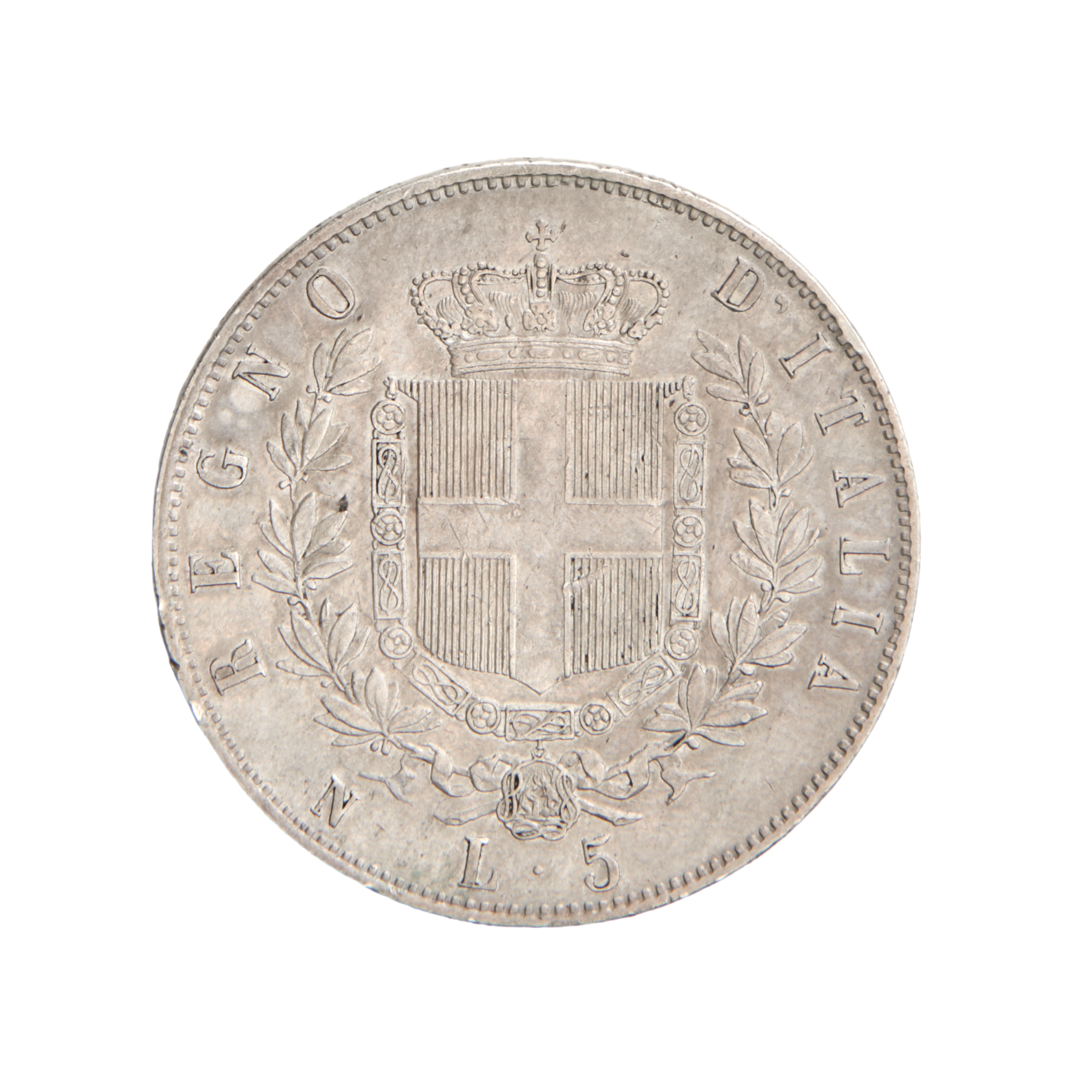 SAVOIA, VITTORIO EMANUELE II (1861-1878), 5 LIRE 1862 II TIPO - Image 3 of 3