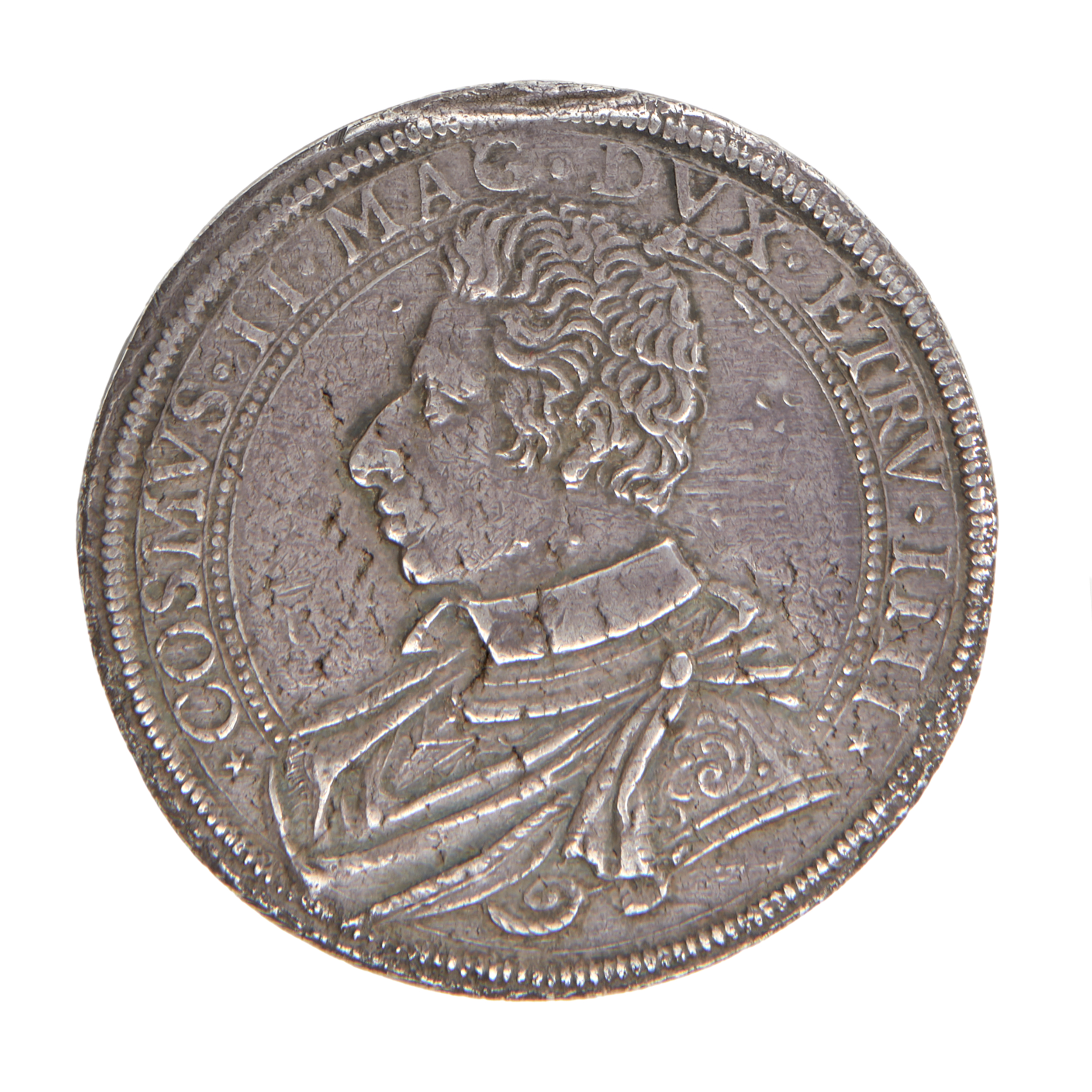 GRANDUCATO DI TOSCANA, COSIMO II DE' MEDICI (1609-1621), PIASTRA 1611 - Image 2 of 3