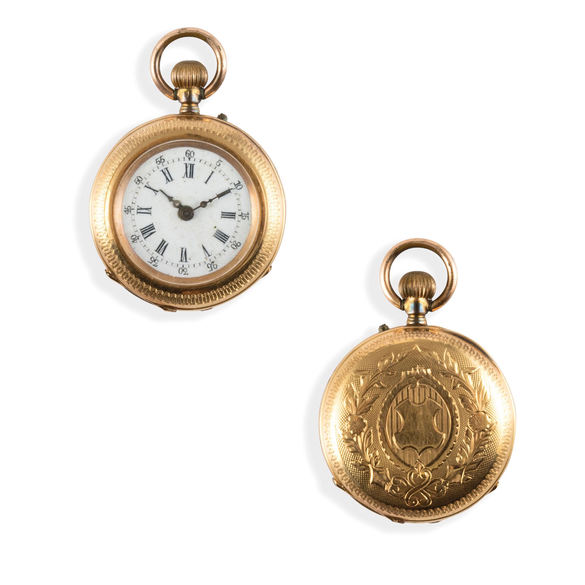 AUBERT, OROLOGIO DA COLLO DA DONNA, SVIZZERA 1890 CIRCA