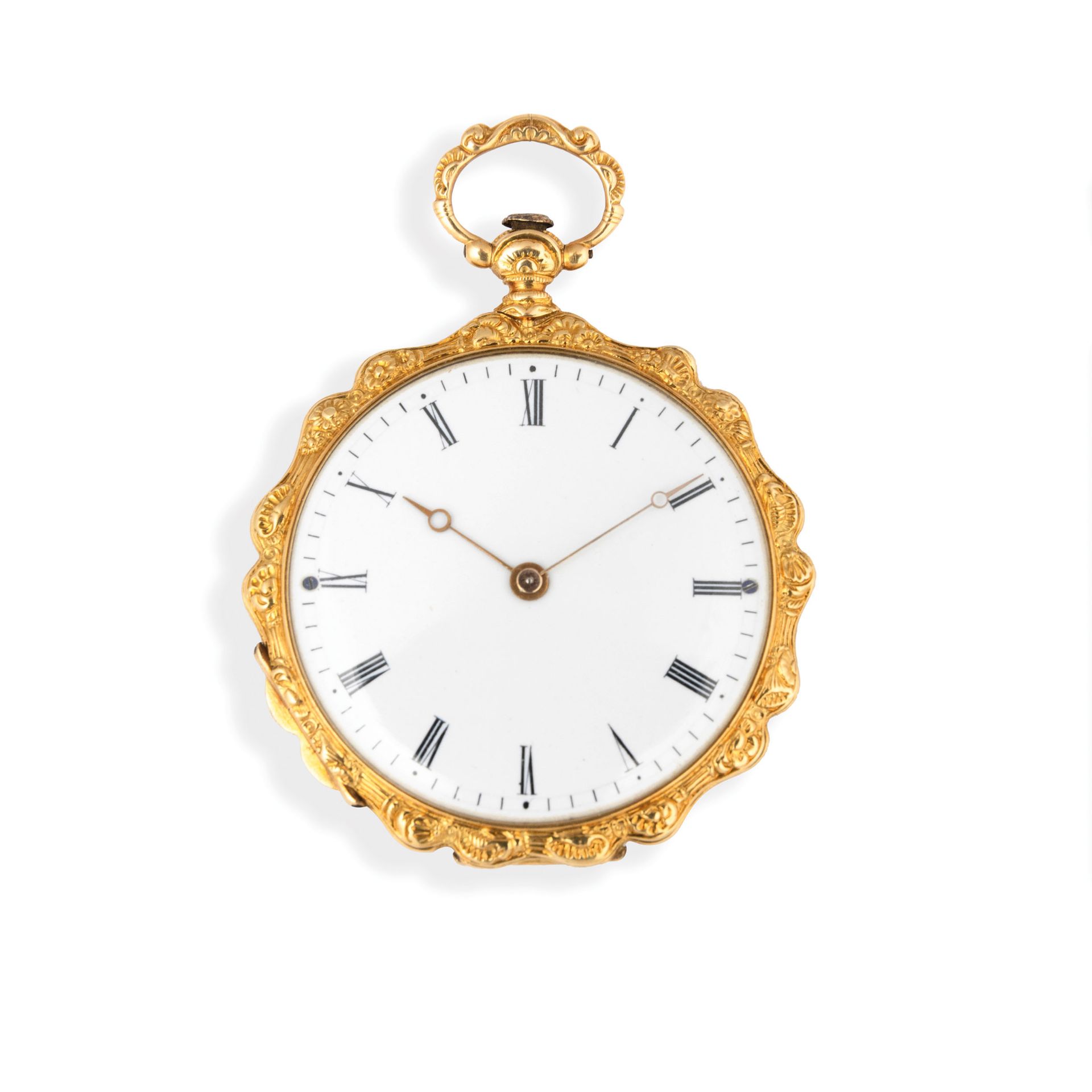 ECORT, OROLOGIO DA COLLO EXTRAPIATTO, GINEVRA 1850 CIRCA - Bild 2 aus 6