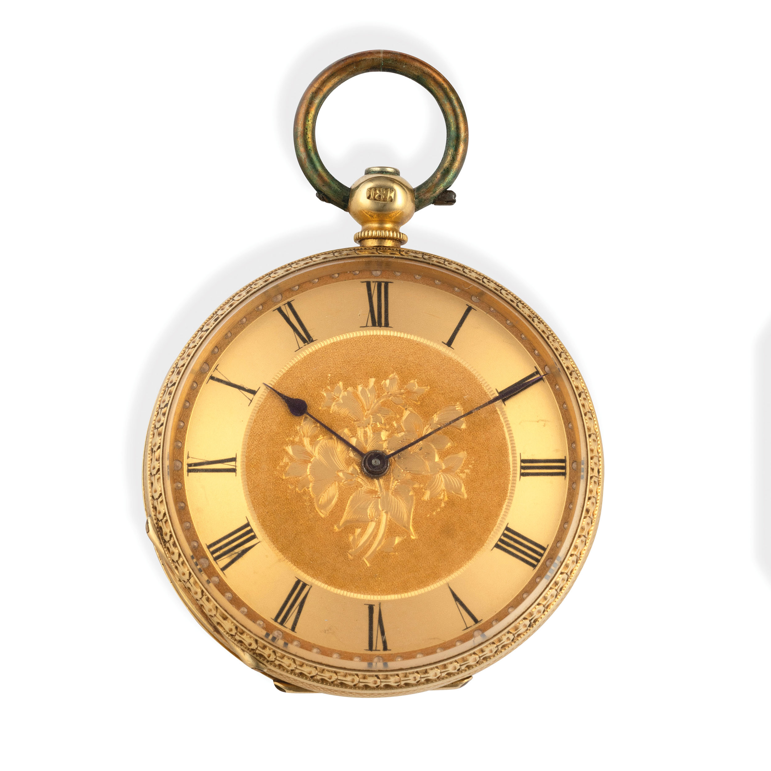 JOHN BENNETT, MAKER TO THE ROYAL OBSERVATORY, OROLOGIO DA TASCA IN ORO, LONDRA 1845 CIRCA - Image 2 of 5