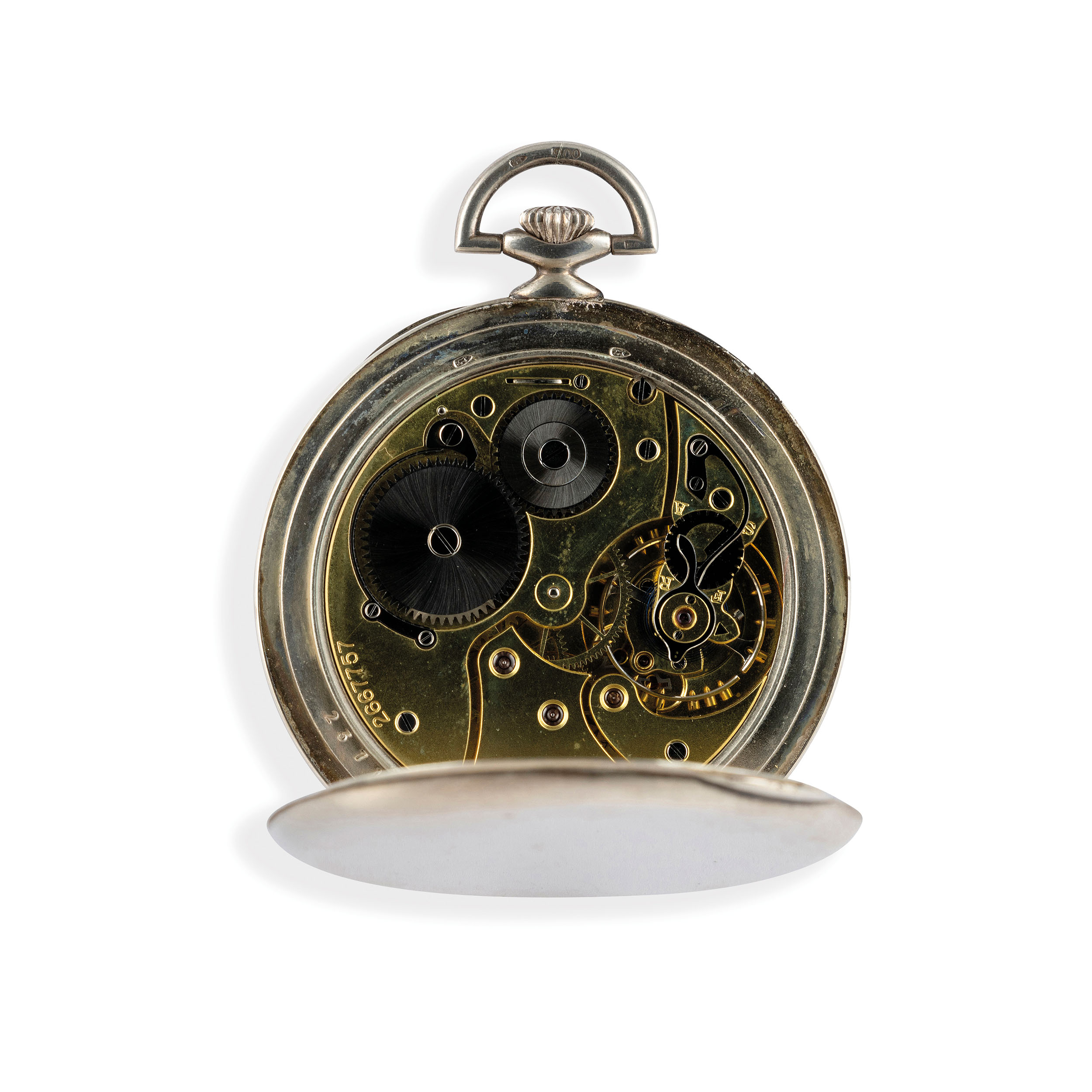 ZENITH OROLOGIO DA TASCA IN ARGENTO, SVIZZERA 1925 - Image 4 of 5